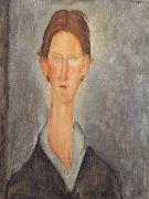 Amedeo Modigliani Portrait of a Student (mk39) oil painting reproduction